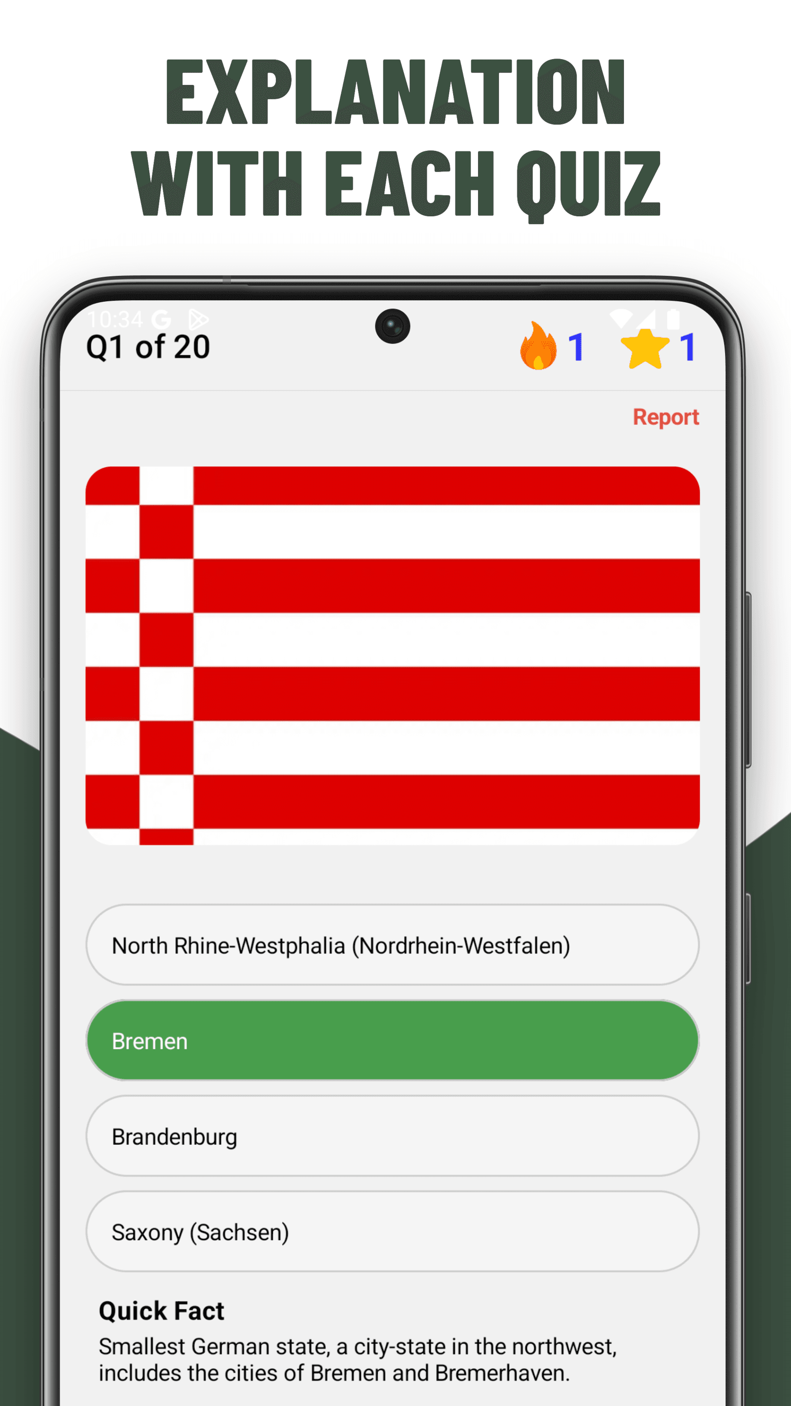 Germany Quiz Image Trivia Quiz explanation screen